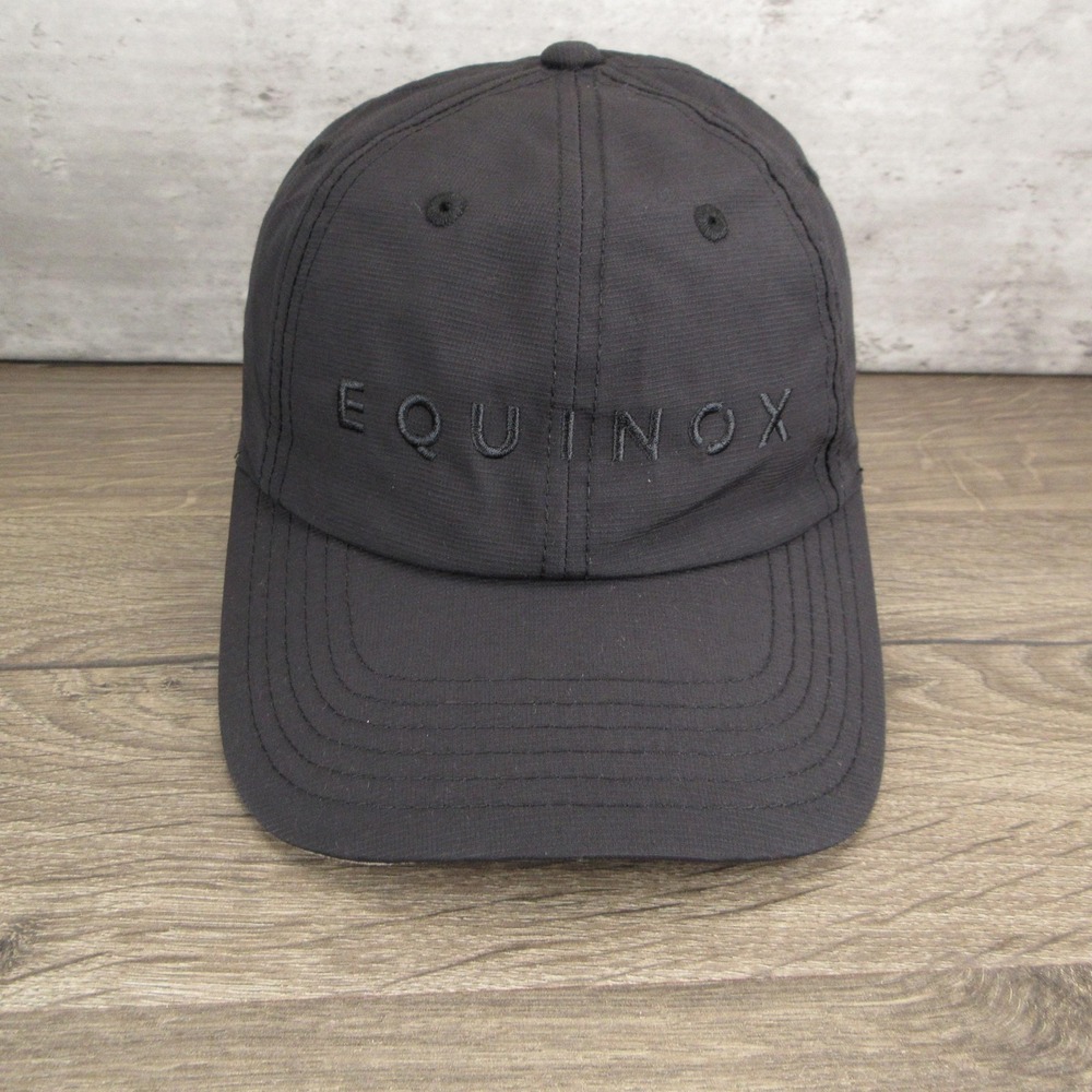 Equinox Hat Cap Snap Back Mens One Size Black Gym Fitness American Needle